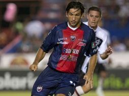 El delantero, 'Kikin' Fonseca, durante el partido entre Atlante-Atlas. MEXSPORT  /