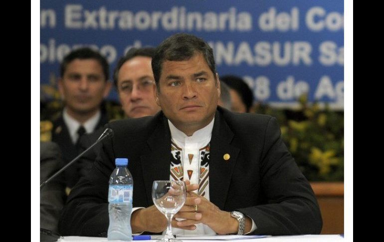 Rafael Correa, presidente de Ecuador. ARCHIVO  /