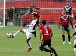 Eder Pacheco de Veracruz durante el encuentro ante Tijuana. MEXSPORT  /