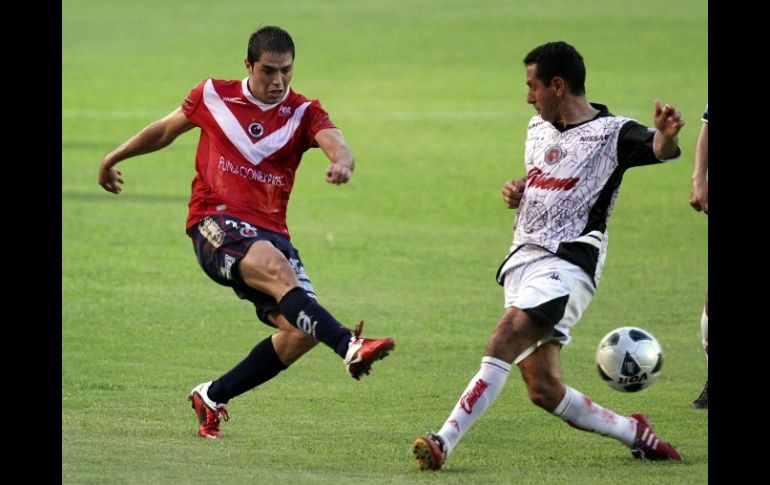 El jugador de Veracruz, Juan Pablo García, durante el partido ante Tijuana. MEXSPORT  /