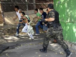 La estrategia de la Policía es detener a los jóvenes involucrados en actos vandálicos, y recuperar el tejido social. E. PACHECO  /