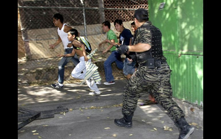 La estrategia de la Policía es detener a los jóvenes involucrados en actos vandálicos, y recuperar el tejido social. E. PACHECO  /