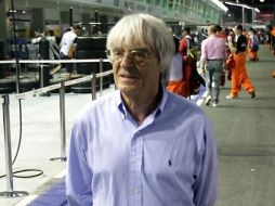 El dueño de la Fórmula Uno, Bernie Ecclestone. MEXSPORT  /