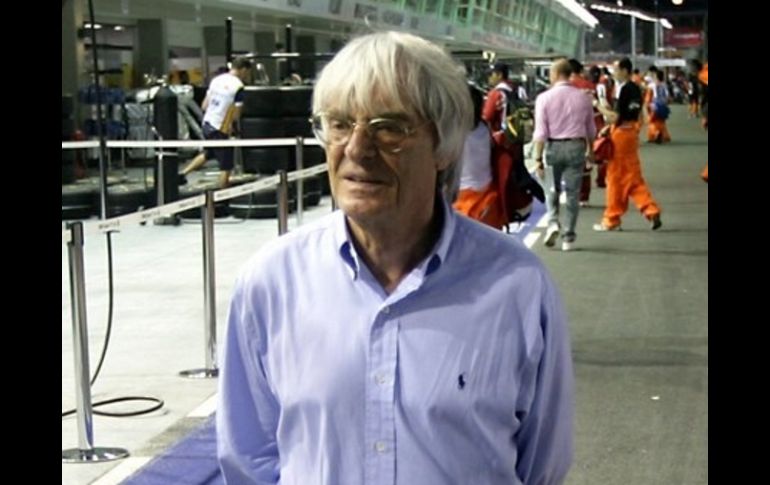 El dueño de la Fórmula Uno, Bernie Ecclestone. MEXSPORT  /