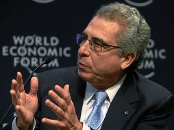 El ex presidente de México, Ernesto Zedillo durante una intervención el el Foro Económico Mundial. ARCHIVO  /