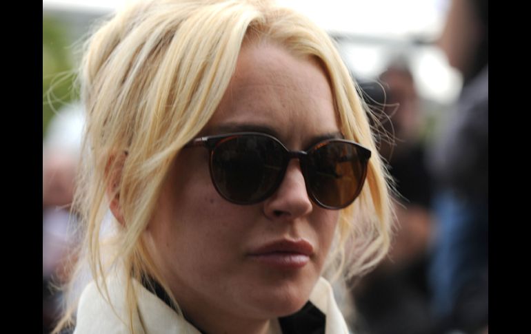 Lohan abonó la fianza estimada en 75 mil dólares el viernes.AFP  /