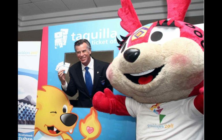 'Queremos estadios llenos': Carlos Andrade Garín, director del Comité Organizador de Guadalajara 2011. MEXSPORT  /