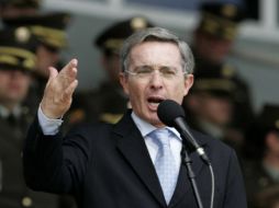 El ex presidente colombiano, Álvaro Uribe. ARCHIVO  /