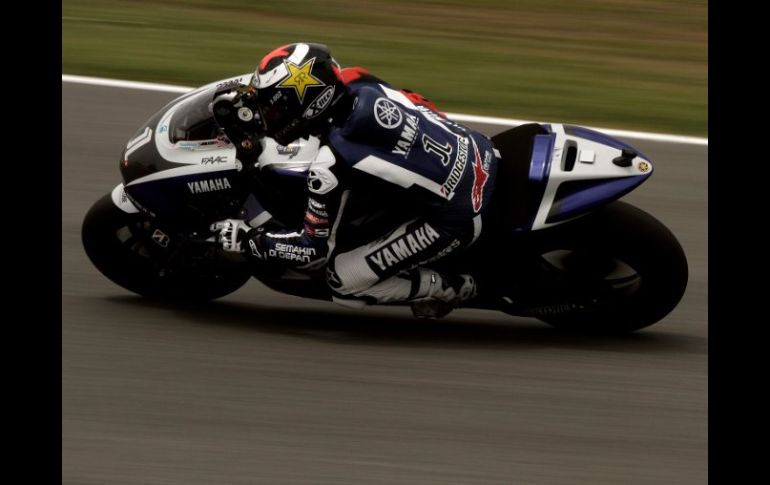 Jorge Lorenzo durante el Gran Premio de España. ARCHIVO  /