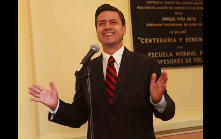 El gobernador del Estado de México, Enrique Peña Nieto. ARCHIVO  /