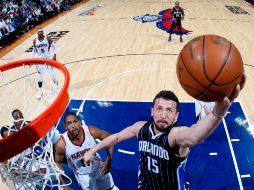 Hedo Turkoglu de los Magic de Orlando en el partido de cuartos de final. AFP  /