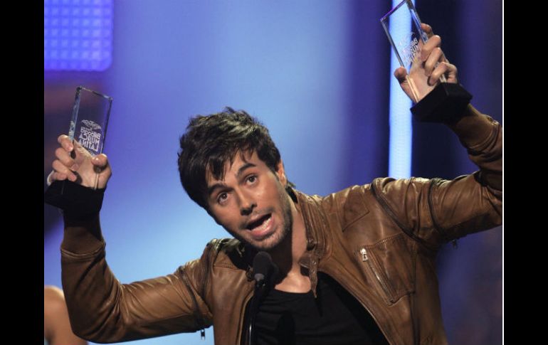 Enrique Iglesias fue el máximo ganador de los Premios Billboard de la Música Latina. AP  /