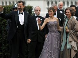 Los Reyes de Asturias también se encuentran entre los invitados a la boda. EFE  /