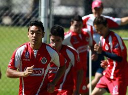 Marco Fabián se prepara para el último duelo del Clausura 2011. MEXSPORT  /