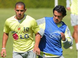 Leao Ramírez (izq.) en entrenamiento. MEXSPORT  /