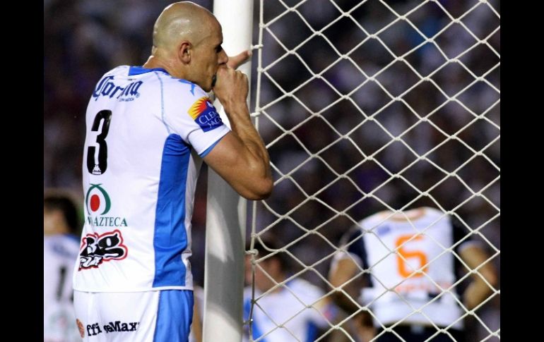 Alex Acosta, jugador del Puebla. MEXSPORT  /