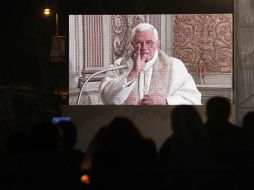 La oración de cierre del Santo Padre fue transmitida por enlace a México, Polonia, El Líbano y otros países. REUTERS  /