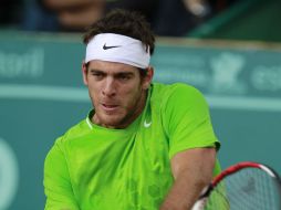 El tenista argentino, Juan Martín del Potro, eliminó en la semifinal al uruguayo Pablo Cuevas. AP  /