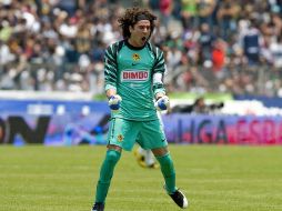 Guillermo Ochoa y las Águilas se enfrentarán a Morelia en cuartos de final del Torneo Clausura 2011. MEXSPORT  /