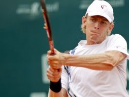 Foto de archivo de Kevin Anderson quien tendrá difícil prueba ante el número dos del mundo, Djokovic. AFP  /