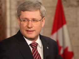 El primer ministro Stephen Harper tiene posibilidad para consolidar su política en Canadá. EFE  /