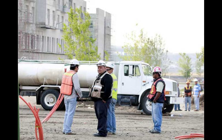 Los trabajos de construcción de la Villa Panamericana no cesaron pese a la resolución del TAE y notificación de Zapopan. E. PACHECO  /