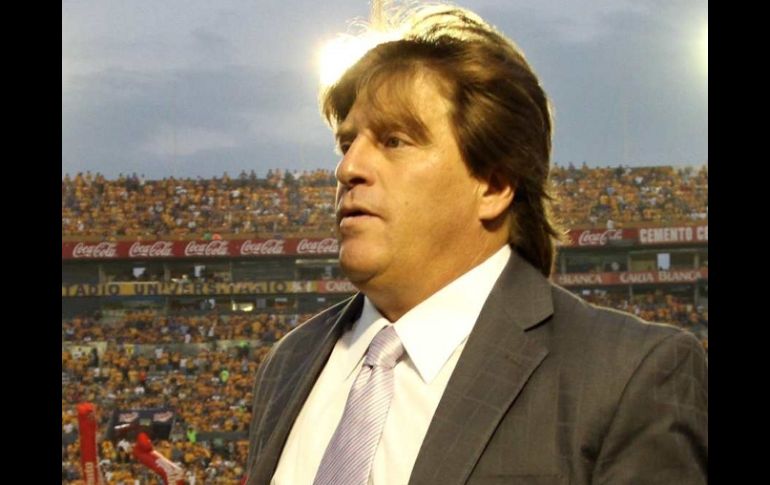 Foto de archivo de Miguel Herrera, Director Técnico del Atlante. MEXSPORT  /