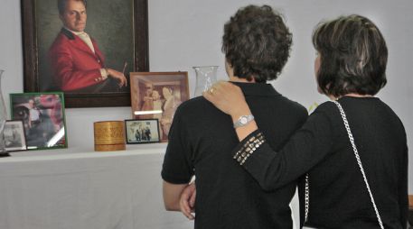 Altar en memoria de quien abrió el camino del Arte Contemporáneo en Guadalajara.S.NÚÑEZ  /