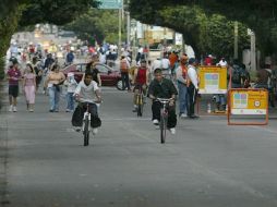 La reducción a la Vía RecreActiva de seis kilómetros se mantendrá por lo menos este año. ARCHIVO  /