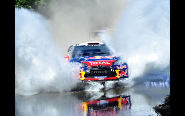 Sebastian Loeb fue el mas veloz de la primera jornada del Rally de Cerdeña. AFP  /