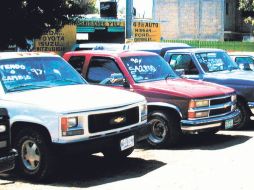 Durante mayo, junio y julio la adquisición de autos en el país tiende a la baja. ARCHIVO  /