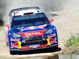 Sebastian Loeb se mantiene como líder del Rally de Cerdeña. AFP  /