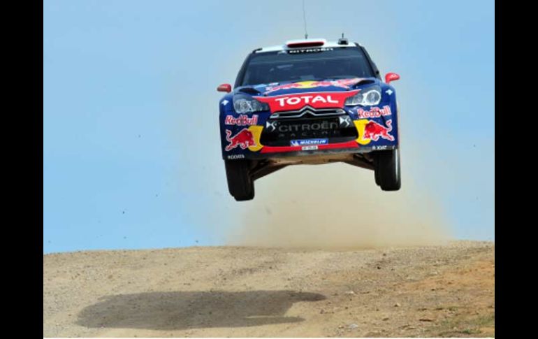 Loeb se mantiene al frente de la clasificación del mundial de rallys. AFP  /