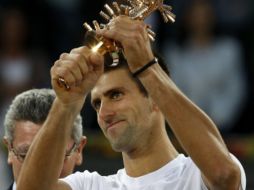 El tenista serbio, Novak Djokovic, sigue incrementando sus triunfos. NTX  /