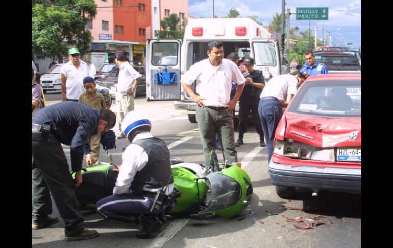 Autoridades de la Cruz Roja aseguran que 90% de los accidentes viables son prevenibles. ARCHIVO  /