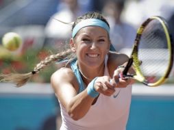 Victoria Azarenka durante el Masters 1000 de Madrid. EFE  /