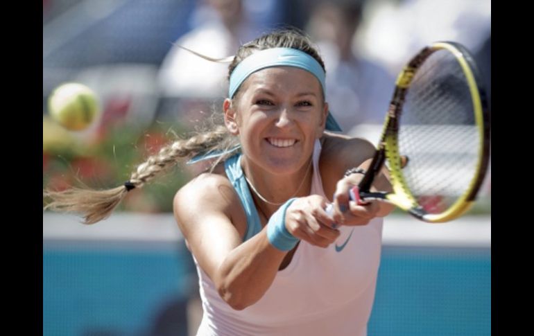 Victoria Azarenka durante el Masters 1000 de Madrid. EFE  /