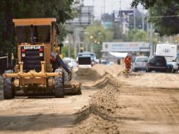 El Ayuntamiento de Guadalajara tiene 13 frentes de obra en el programa de repavimentación. (En la foto, Prolongación Alcalde). A.GARCÍA  /