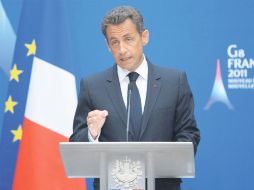 Nicolas Sarkozy propone que los recursos para combatir a los traficantes salgan de las confiscaciones. REUTERS  /