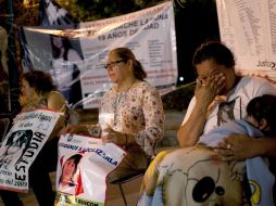 En la víspera, madres de mujeres desaparecidas protestaron en exigencia de que las autoridades resuelvan más de 35 mil casos. AFP  /