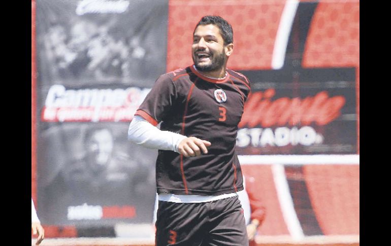 Javier Gandolfi encabezará el ataque de Tijuana esta tarde en el Estadio Caliente. MEXSPORT  /