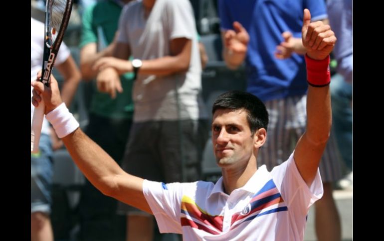 Novak Djokovic busca seguir con racha triunfadora en el Masters 1000 de Roma. AP  /