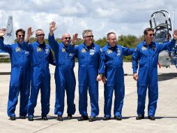 El equipo comandado por Kelly estuvo alojado en el Centro Espacial Johnson.EFE  /