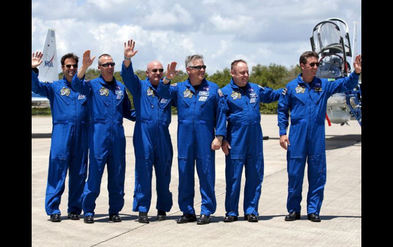 El equipo comandado por Kelly estuvo alojado en el Centro Espacial Johnson.EFE  /