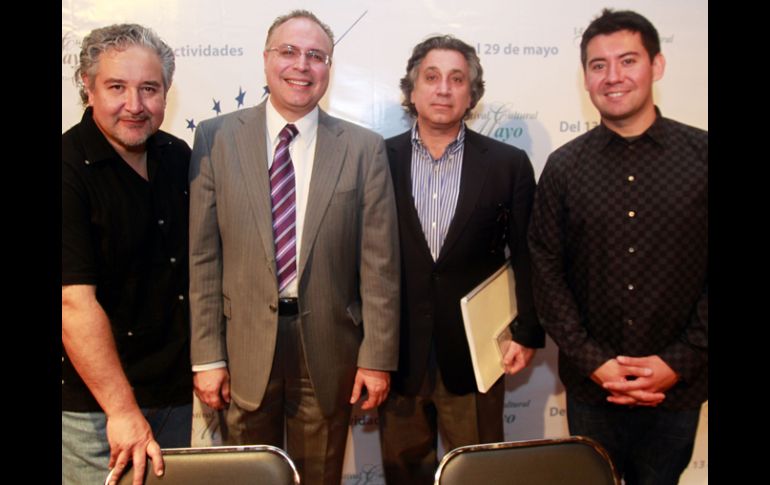 Héctor Guzmán, Sergio Alejandro Matos, Richard Danielpour e Ian Parker . A. GARCIA  /