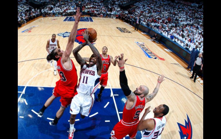 Los Toros de Chicago se impusieron ante los Hawks. AFP  /