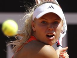 Caroline Wozniacki sigue fuerte en el torneo de Roma al avanzar a semifinales. REUTERS  /