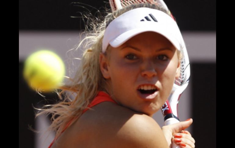 Caroline Wozniacki sigue fuerte en el torneo de Roma al avanzar a semifinales. REUTERS  /