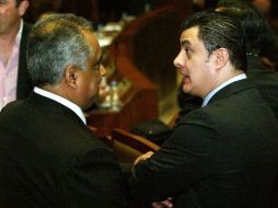 Raúl Vargas (izq) y José María Martínez coincidieron en que nunca se dio nungún tipo de negociación para ocultar información. E.BARRERA  /