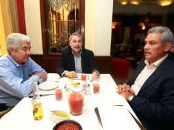 La comida entre los tres panistas que han gobernado Jalisco es síntoma del reacomodo de alianzas y estrategias. A. GARCÍA  /